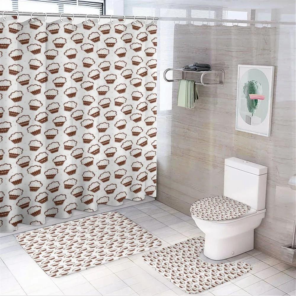 Vanilla Cupcakes — 4-Piece Bathroom Set preview