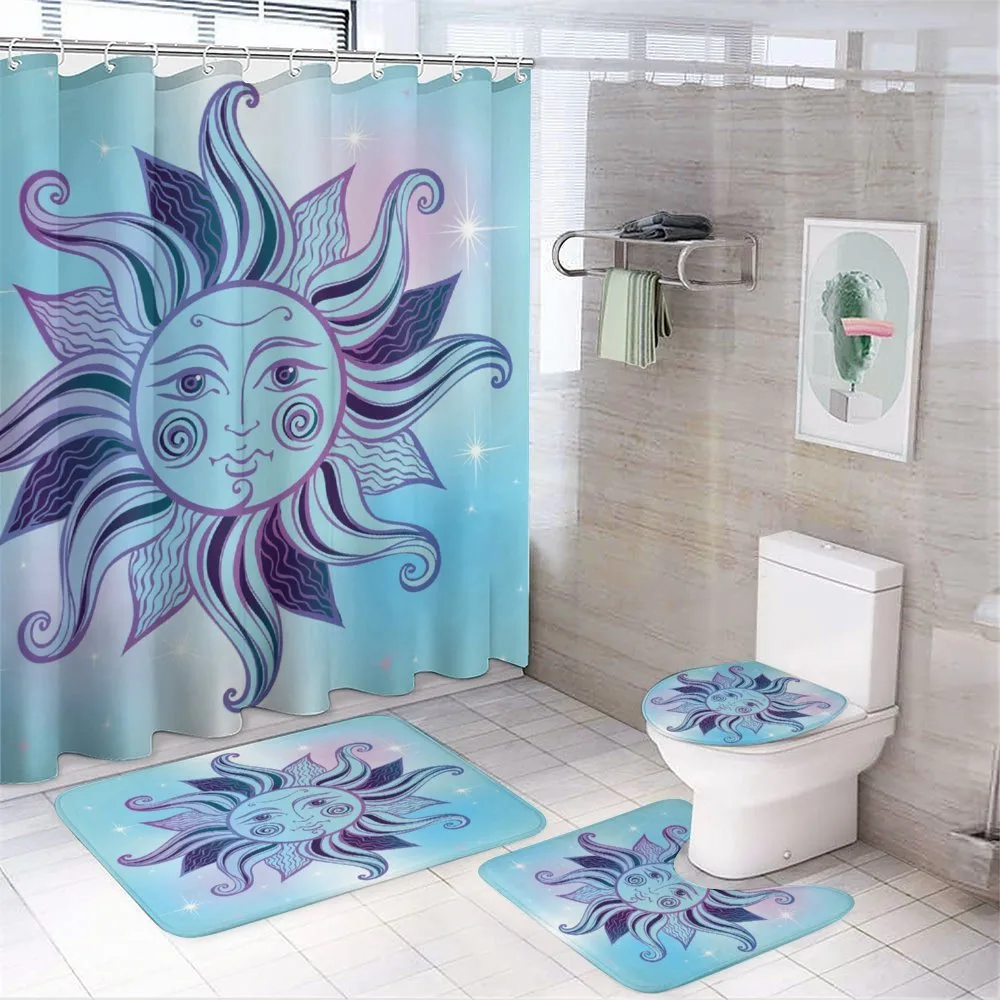 Flourish Sun Face 4-Piece Bathroom Set product video