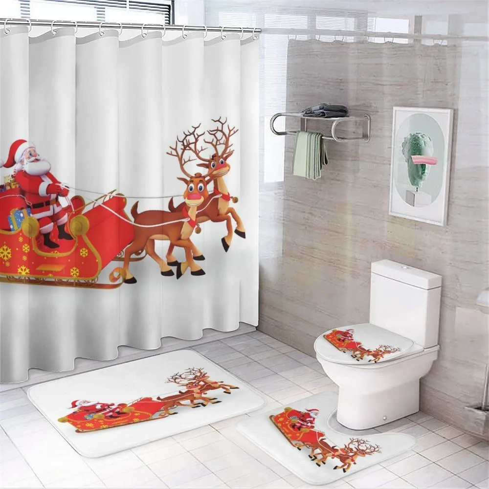 Funny Deer Surprise Boxes 4-Piece Bathroom Set product video