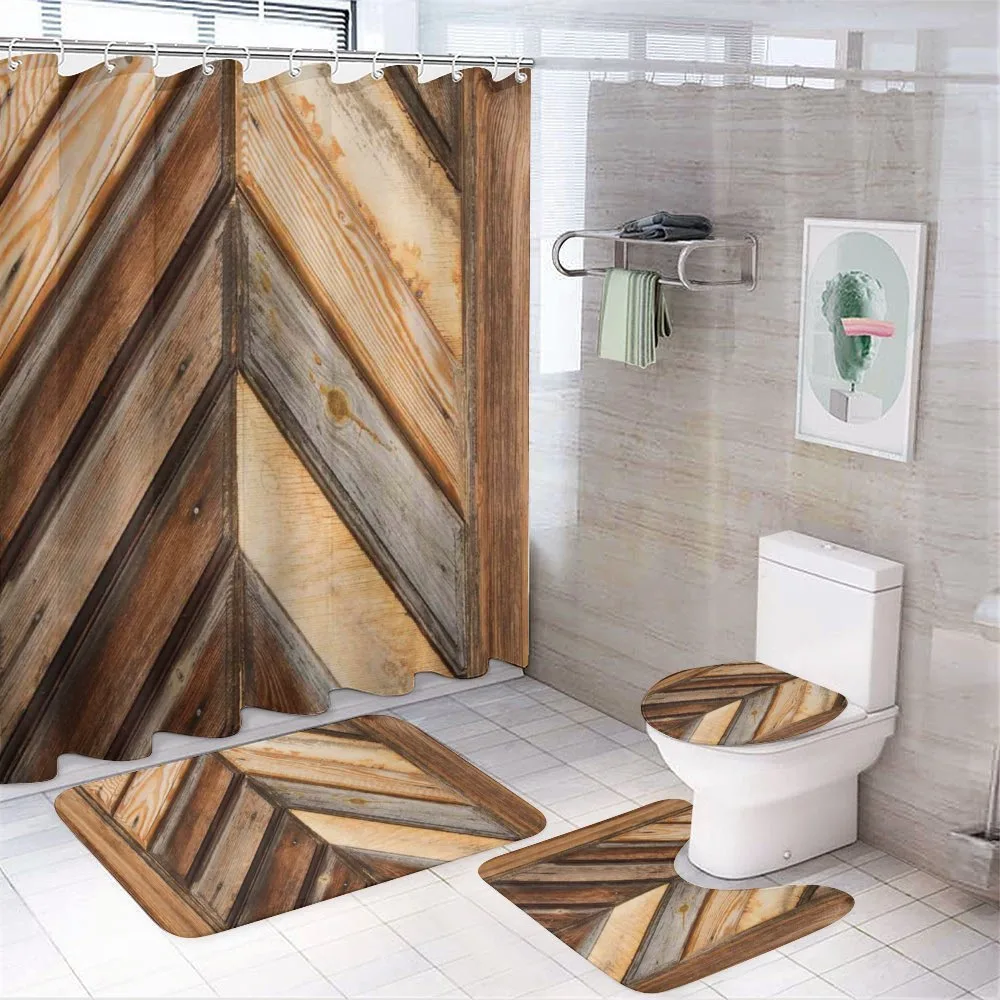 Grunge Nature Gardening — 4-Piece Bathroom Set preview