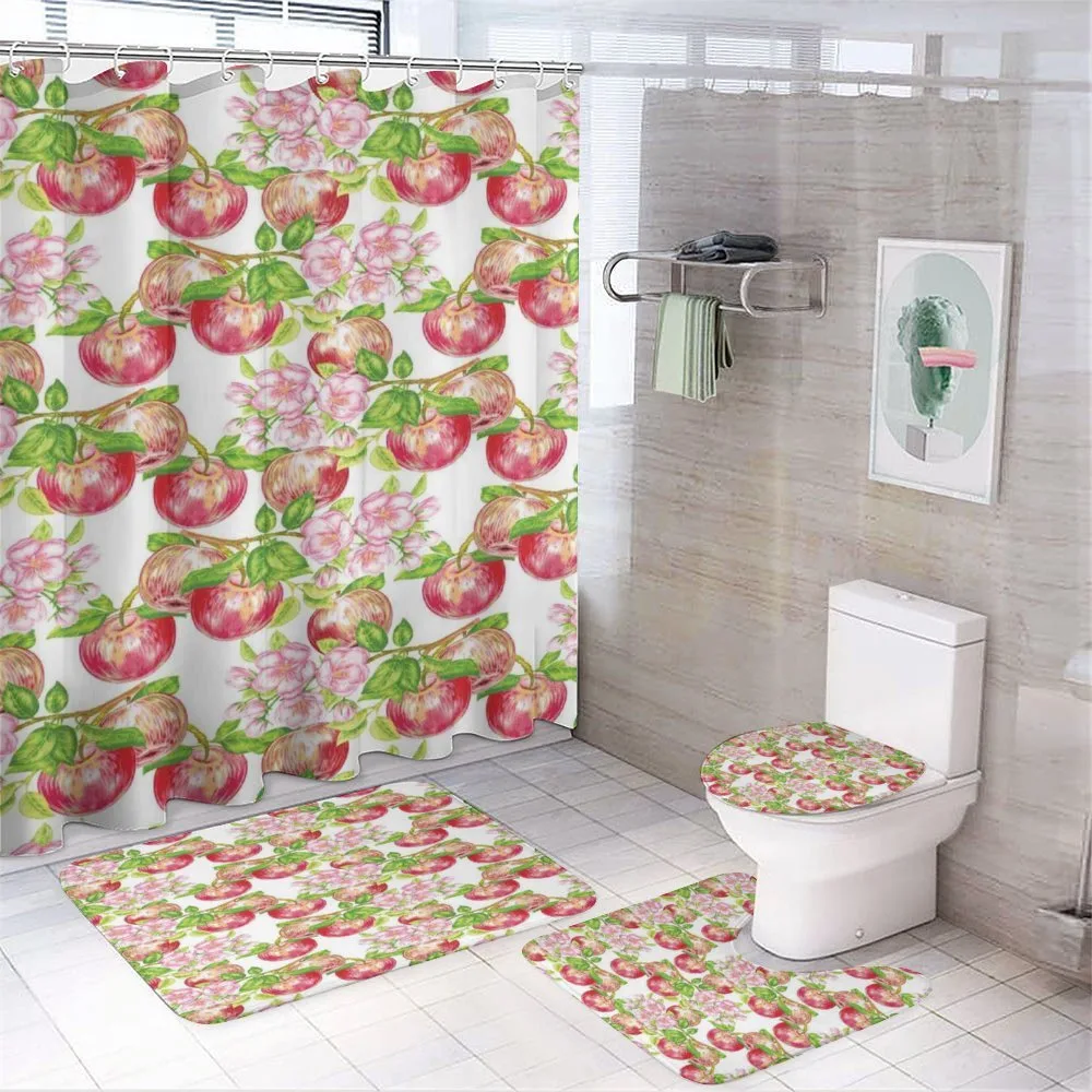 Nature Apple Tree Flower — 4-Piece Bathroom Set preview