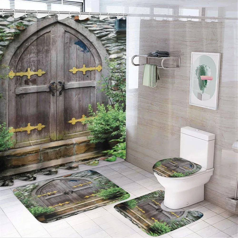 Old Castle Entrance — 4-Piece Bathroom Set preview