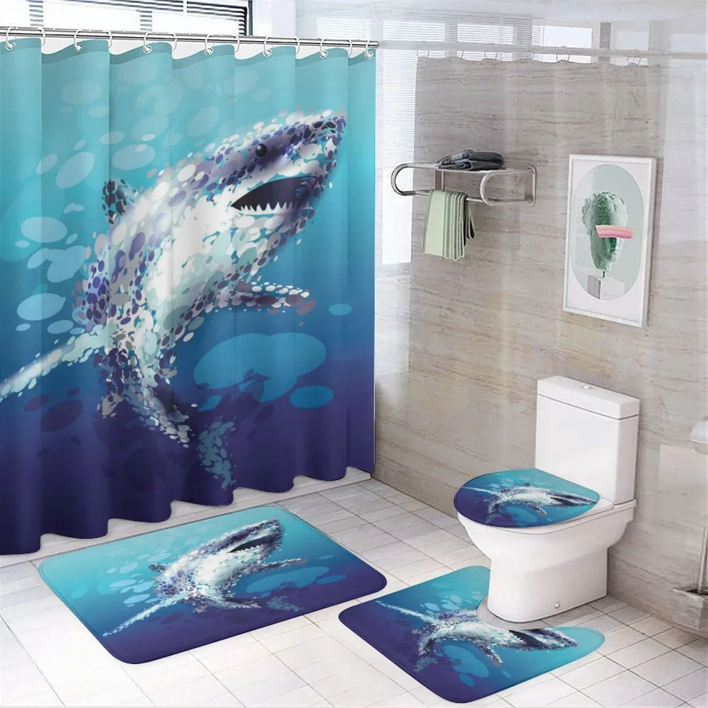 Shark Oceanlife Animal — 4-Piece Bathroom Set preview