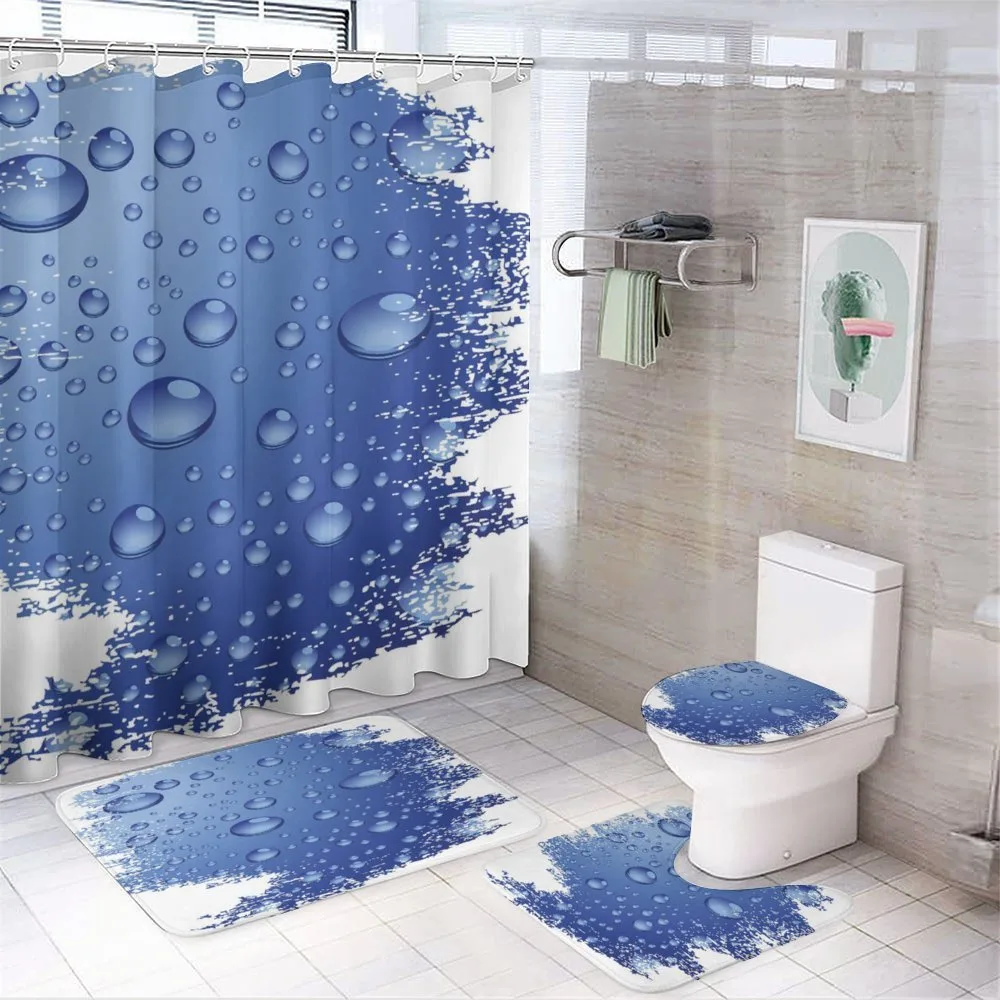 Bubble Water Rain Drop — 4-Piece Bathroom Set preview