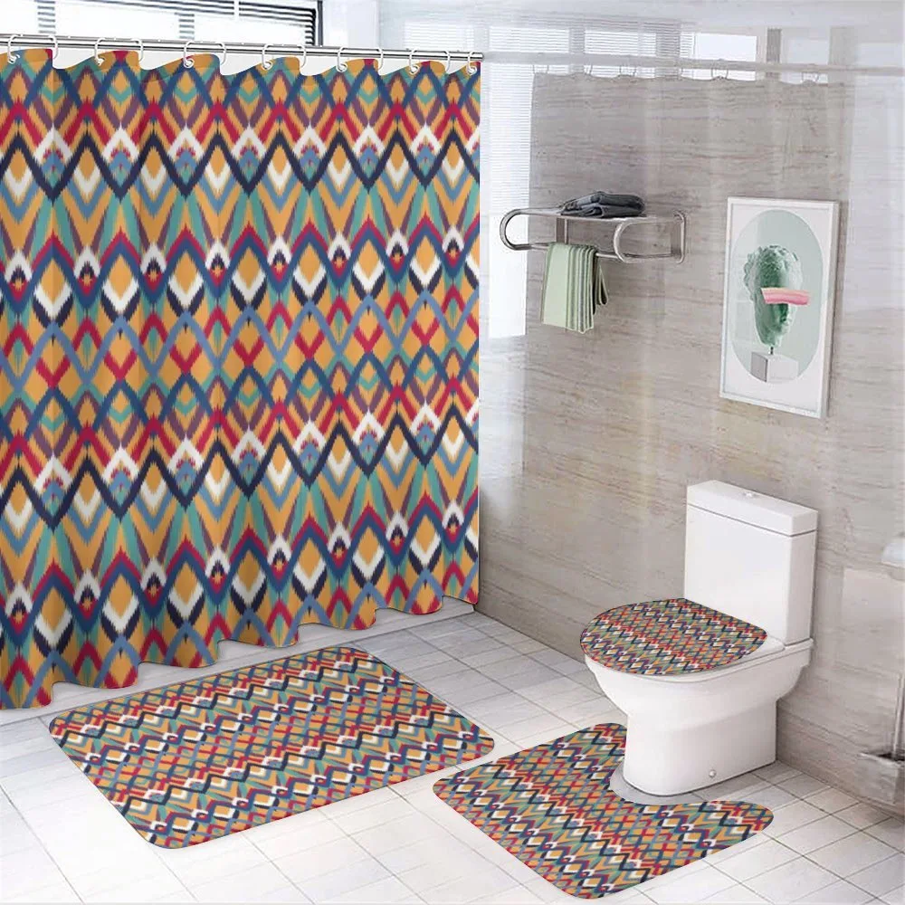 Ceremonial Native Art — 4-Piece Bathroom Set preview