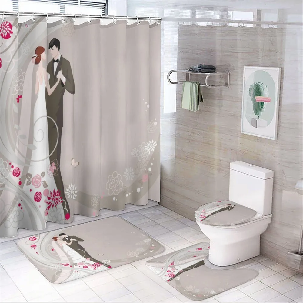Ceremony Bride Groom — 4-Piece Bathroom Set preview