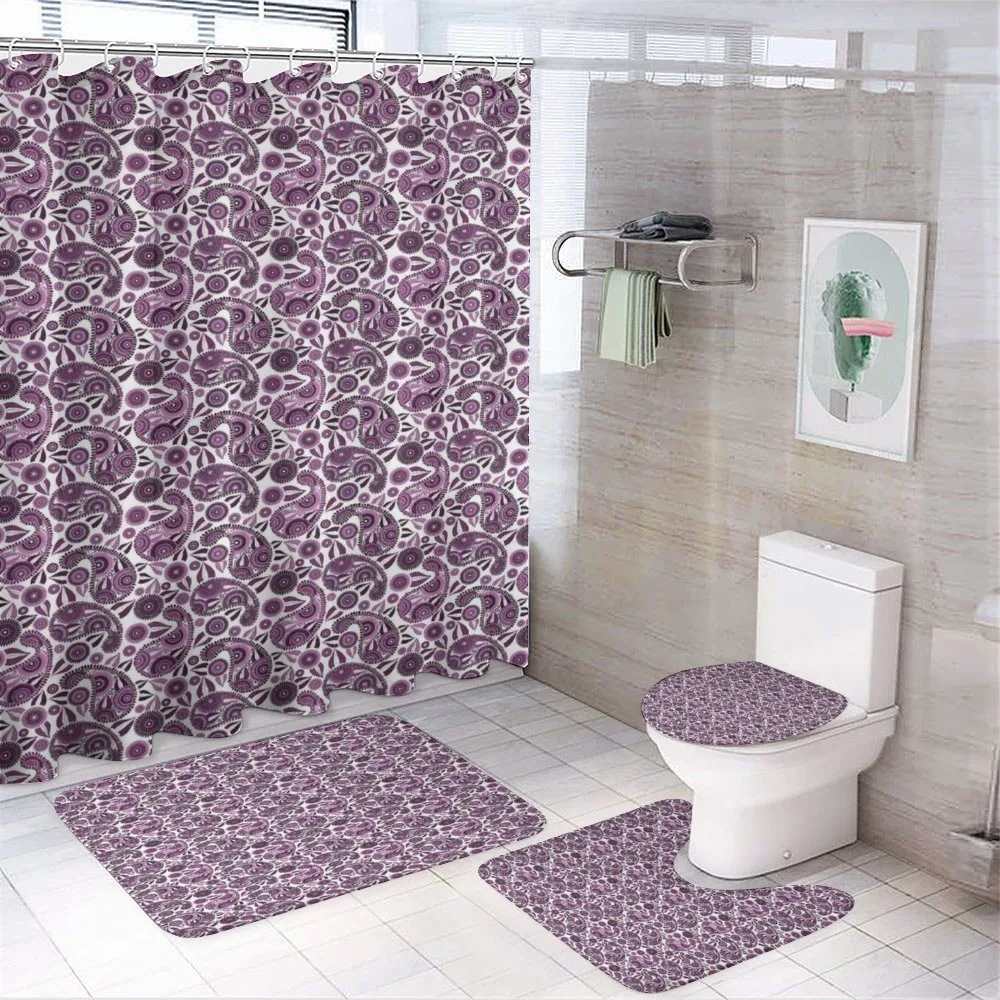 Floral Leafy — 4-Piece Bathroom Set preview