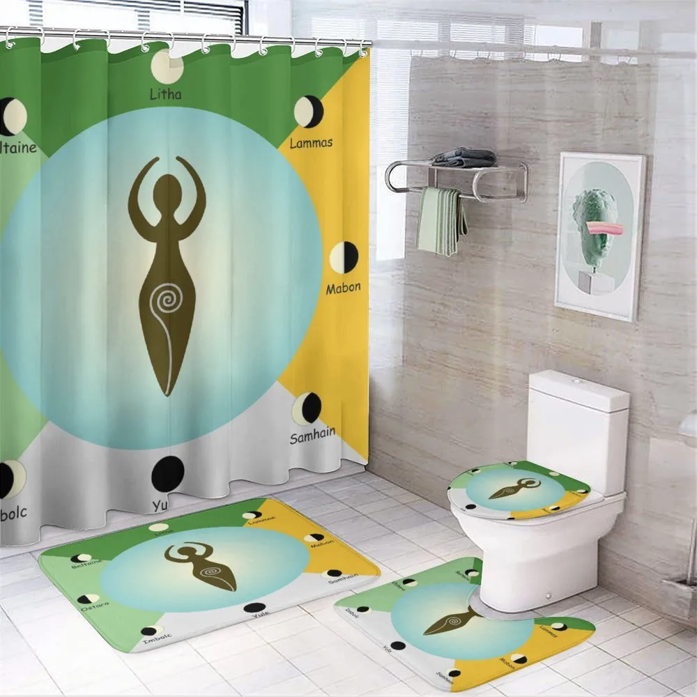 Lunar Phases — 4-Piece Bathroom Set preview
