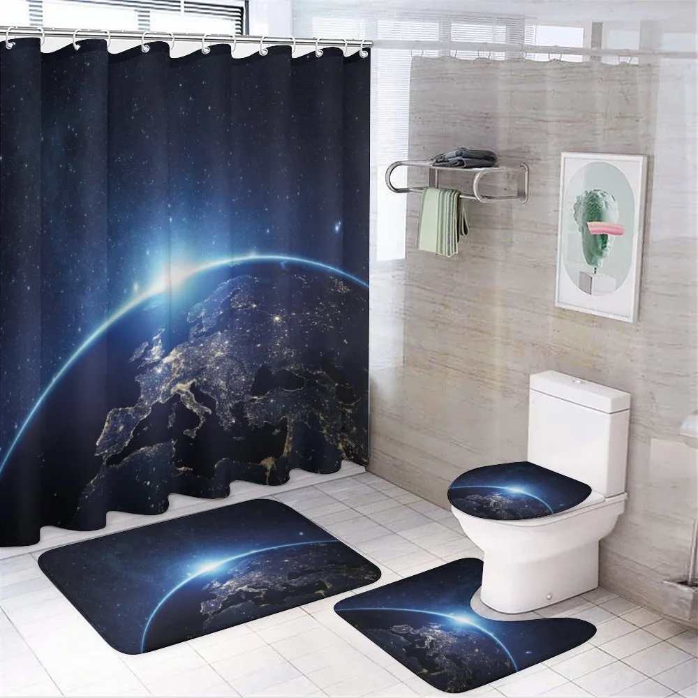 Planet from the Space — 4-Piece Bathroom Set preview