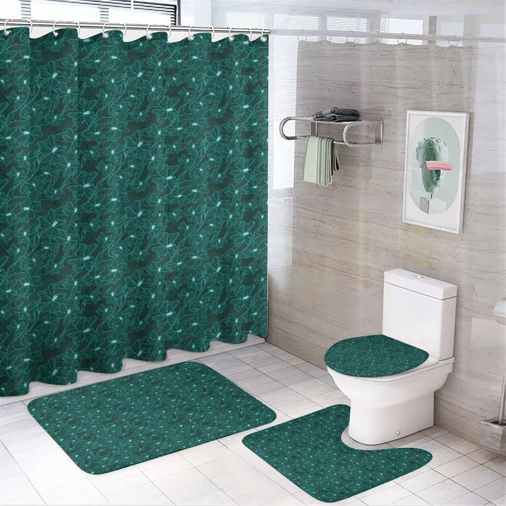 Baroque Inspired Foliage — 4-Piece Bathroom Set preview