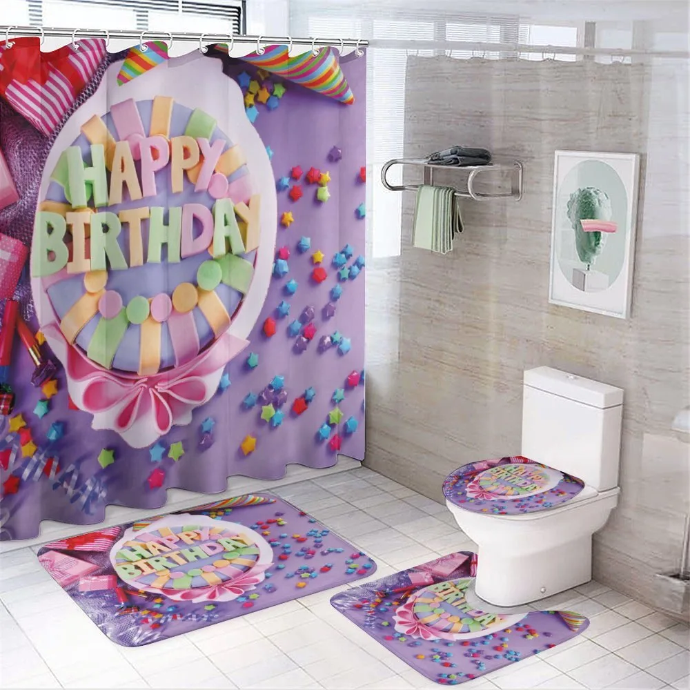 Birthday Cake Presents — 4-Piece Bathroom Set preview