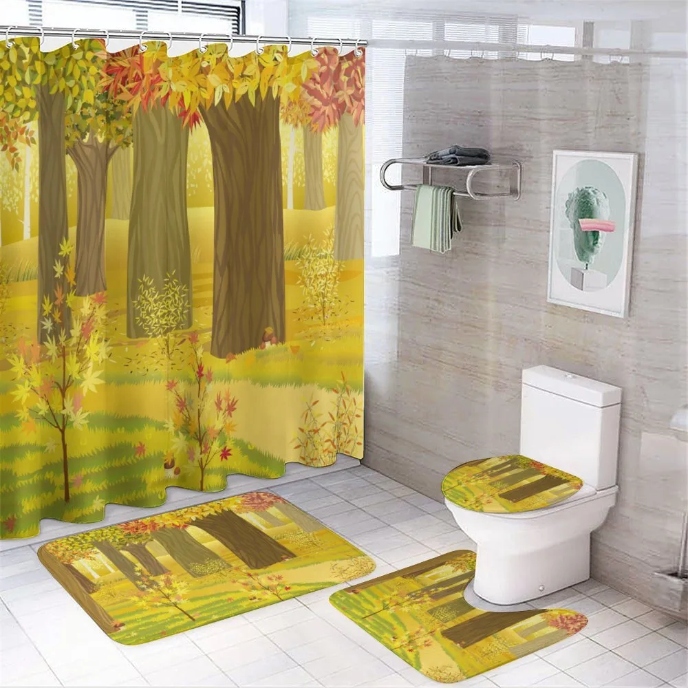 Fantasy Dreamlike Forest — 4-Piece Bathroom Set preview