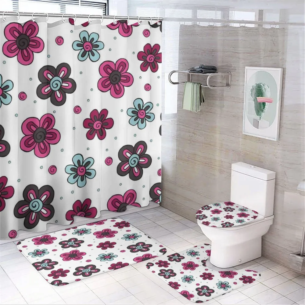 Florets Buds Kids Girls 4-Piece Bathroom Set product video