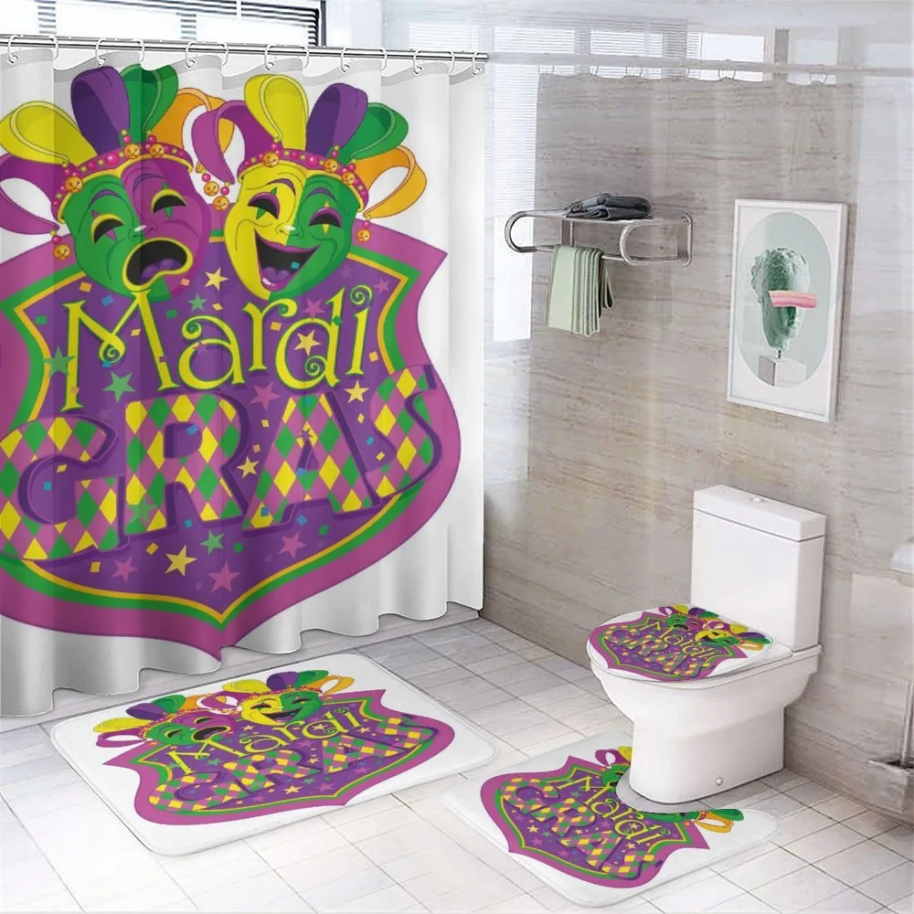 Carnival Blazon Art — 4-Piece Bathroom Set preview