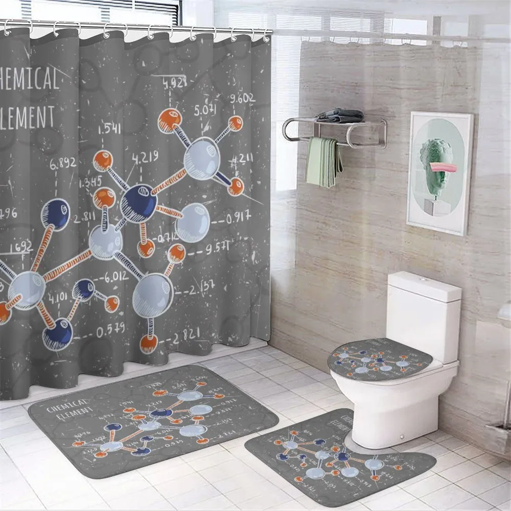 Formula Science Graphic — 4-Piece Bathroom Set preview