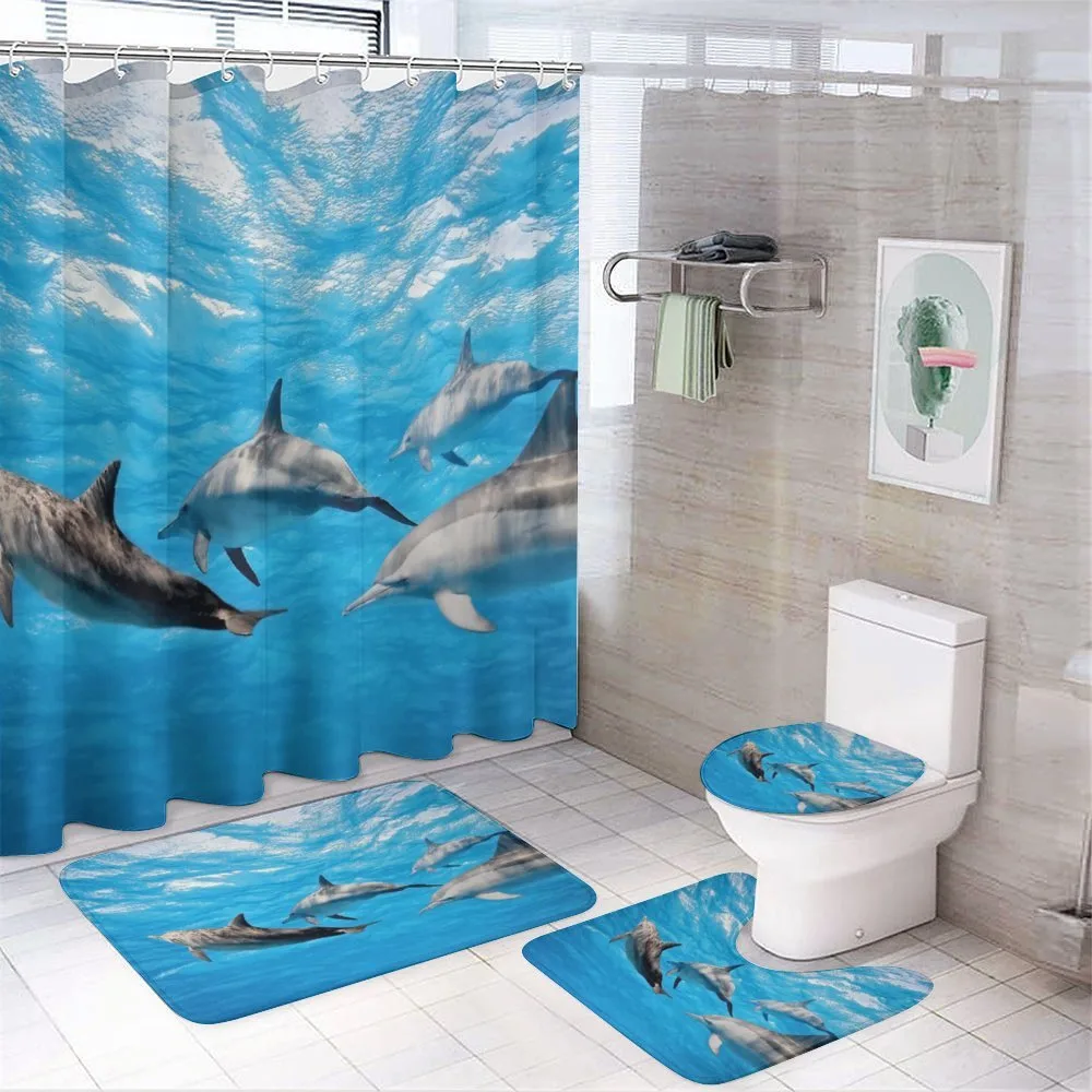 Happily Swimming Fish — 4-Piece Bathroom Set preview