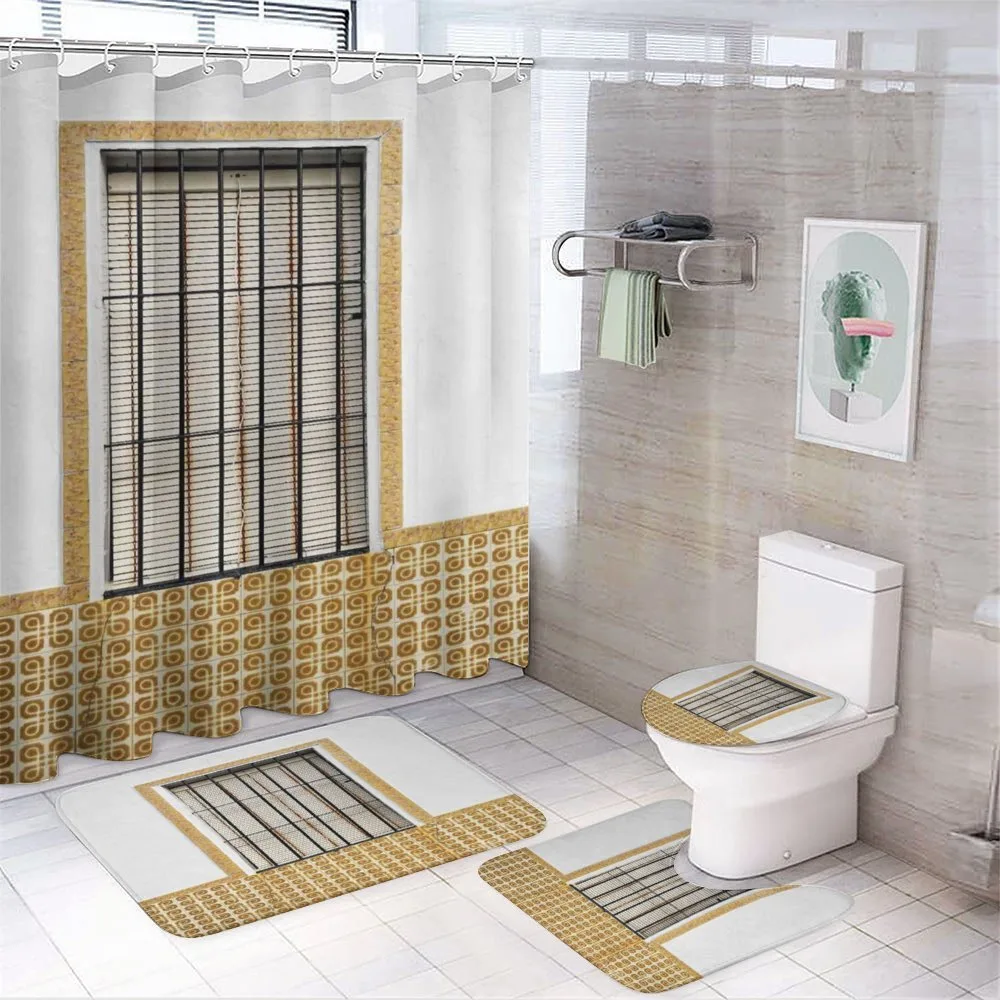 Modern Spanish Shutter — 4-Piece Bathroom Set preview