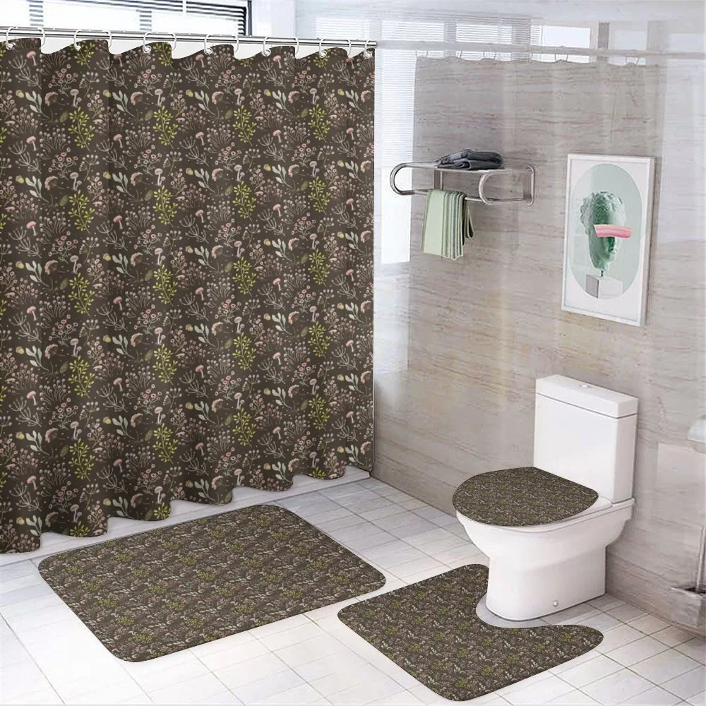 Forest Foliage Blossoming — 4-Piece Bathroom Set preview