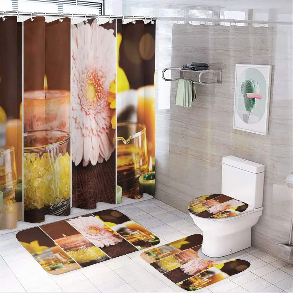Gerbera Candles Spa — 4-Piece Bathroom Set preview