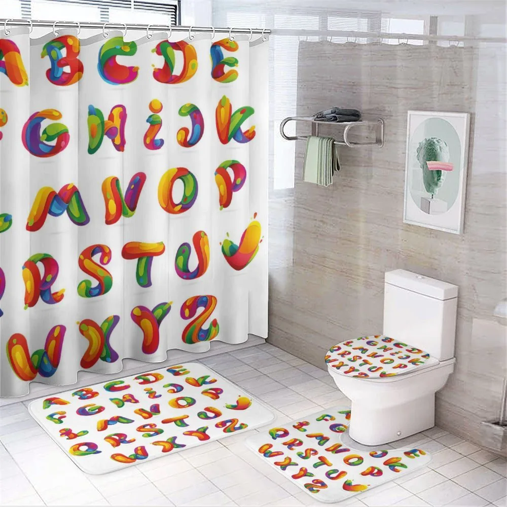 Letters — 4-Piece Bathroom Set preview