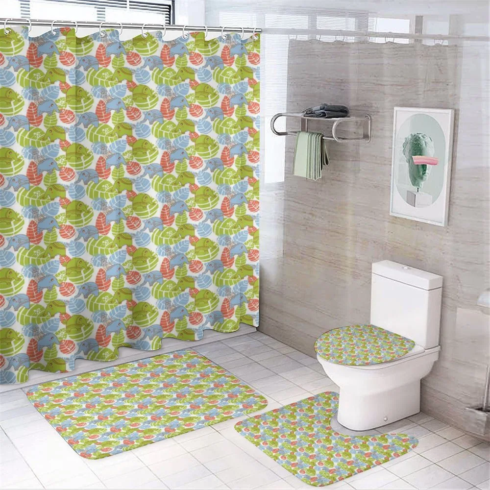 Animals Leaves — 4-Piece Bathroom Set preview