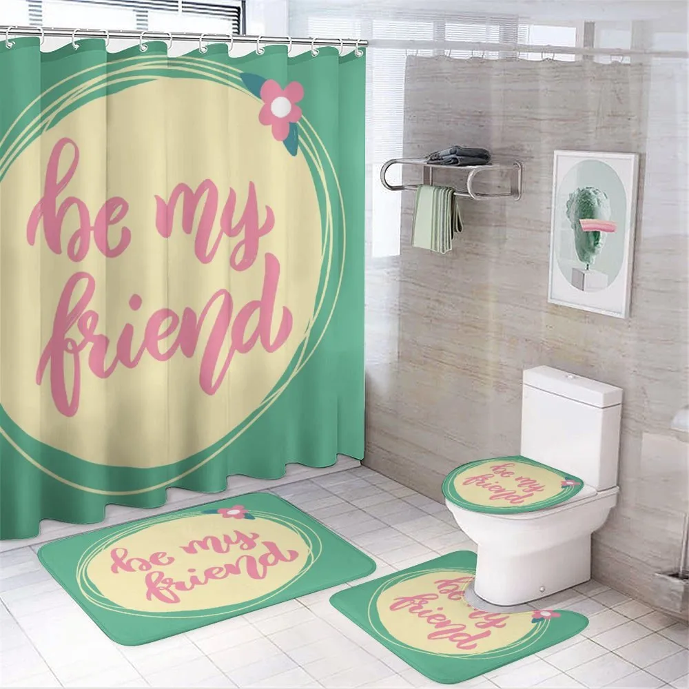 Floral Circular — 4-Piece Bathroom Set preview