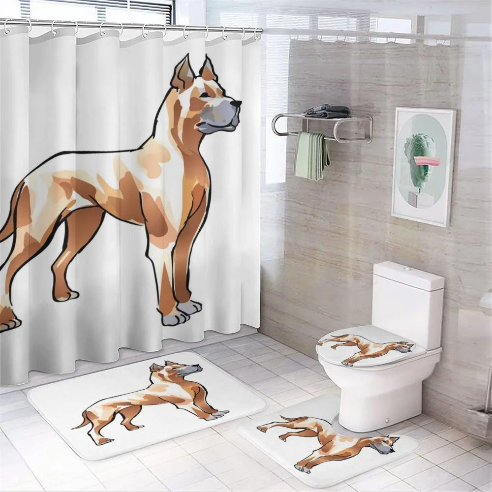 German Mastiff Dog — 4-Piece Bathroom Set preview