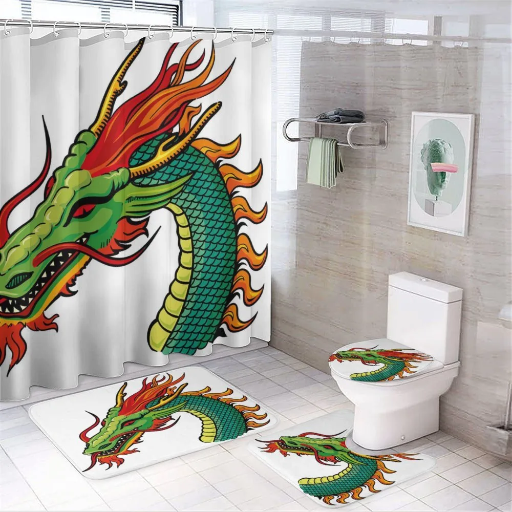 Monster Portrait Fantasy — 4-Piece Bathroom Set preview