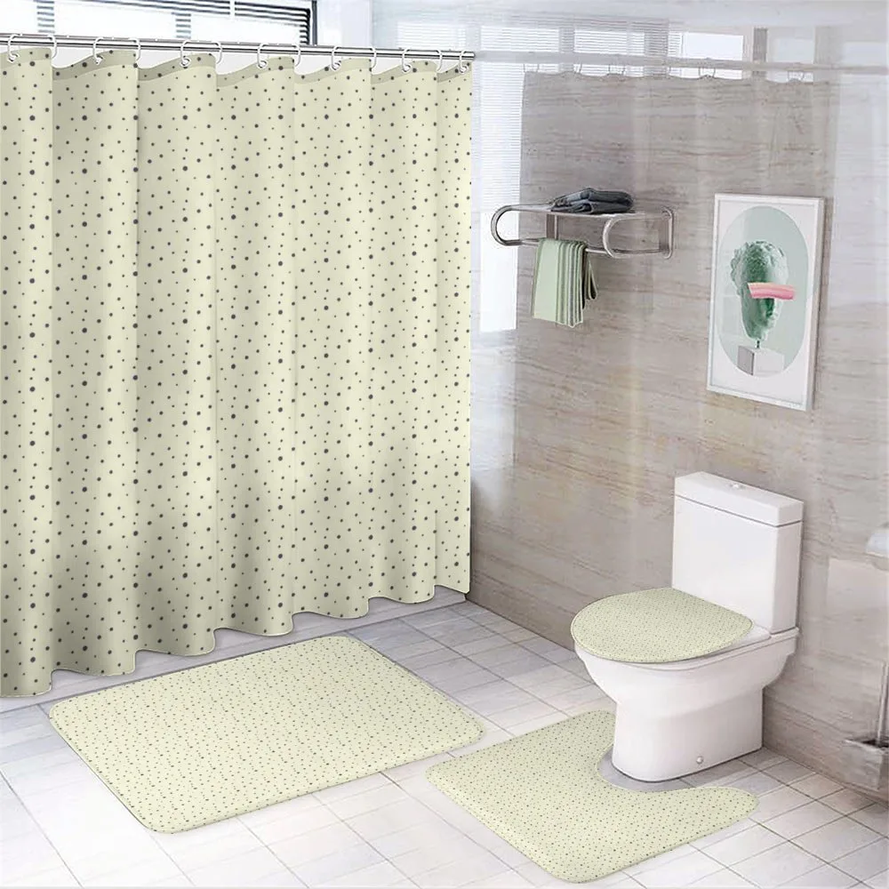 Polka Dots Galaxy Like — 4-Piece Bathroom Set preview