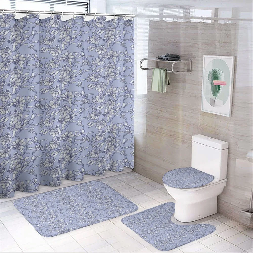 Vintage Shabby Floral — 4-Piece Bathroom Set preview