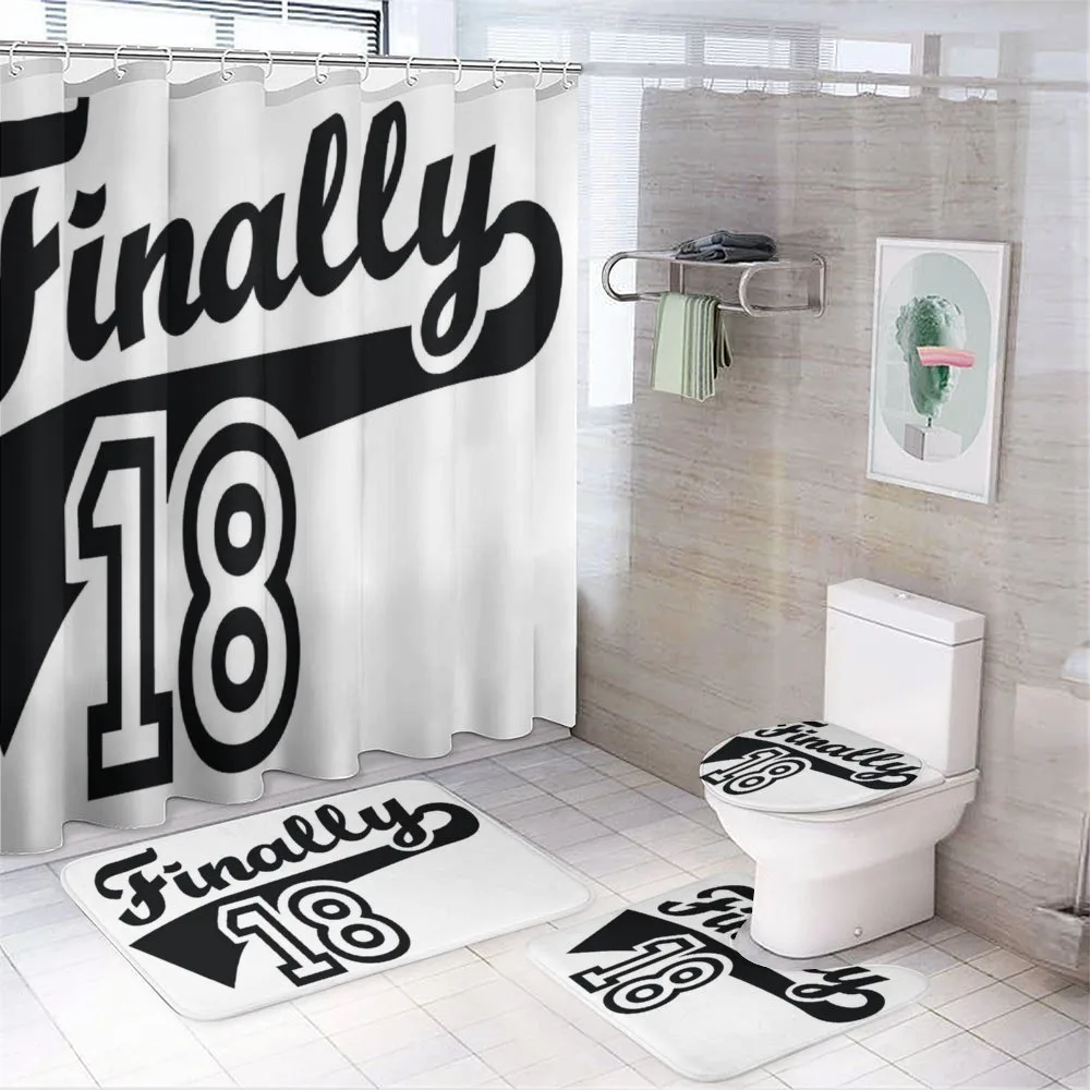 Basketball Words 4-Piece Bathroom Set product video