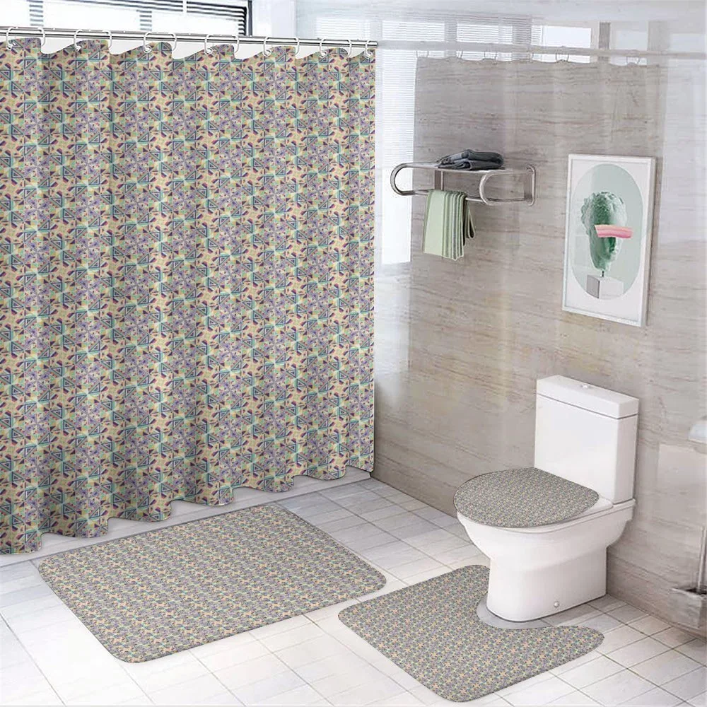Energetic Ornament — 4-Piece Bathroom Set preview