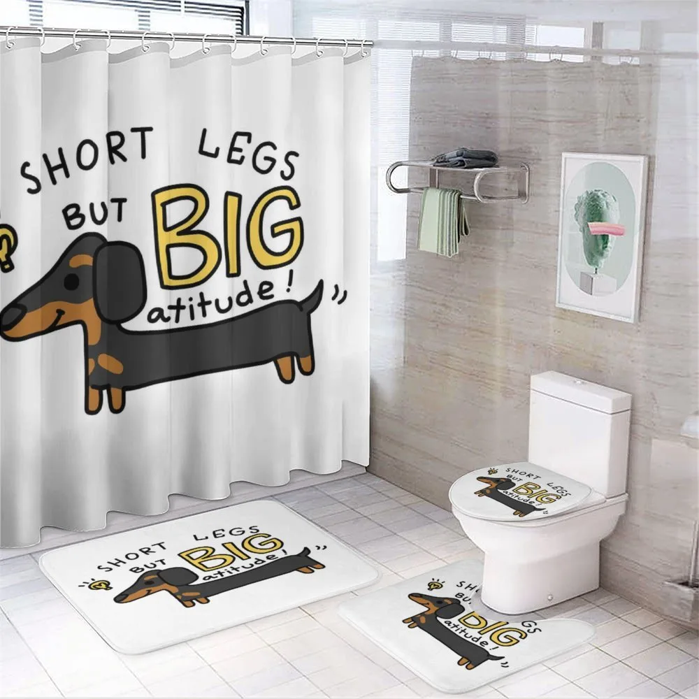 Short Legs Big Attitude — 4-Piece Bathroom Set preview