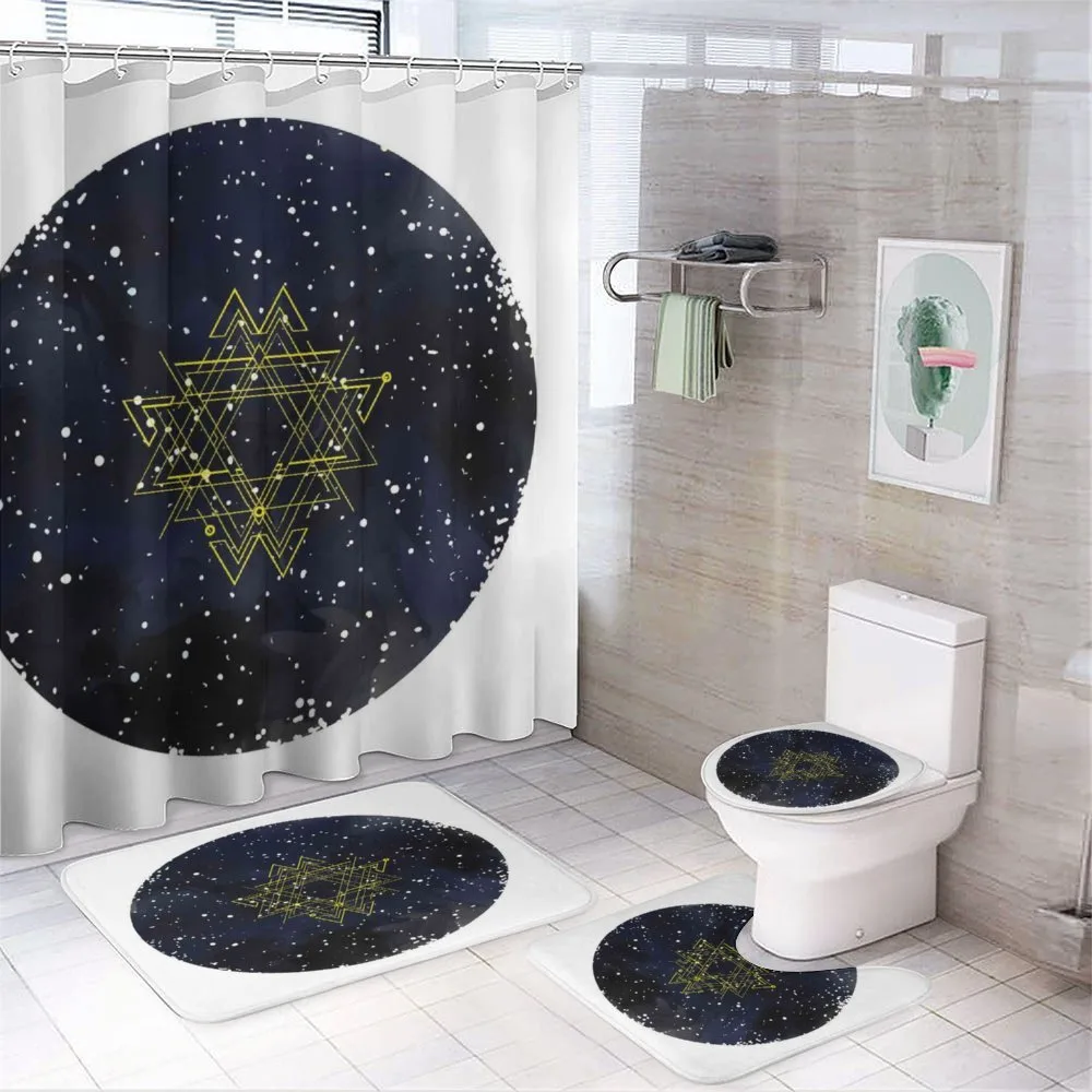 Starry Milky Way — 4-Piece Bathroom Set preview