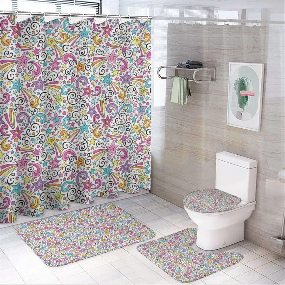 Stars and Stripes Happy — 4-Piece Bathroom Set preview
