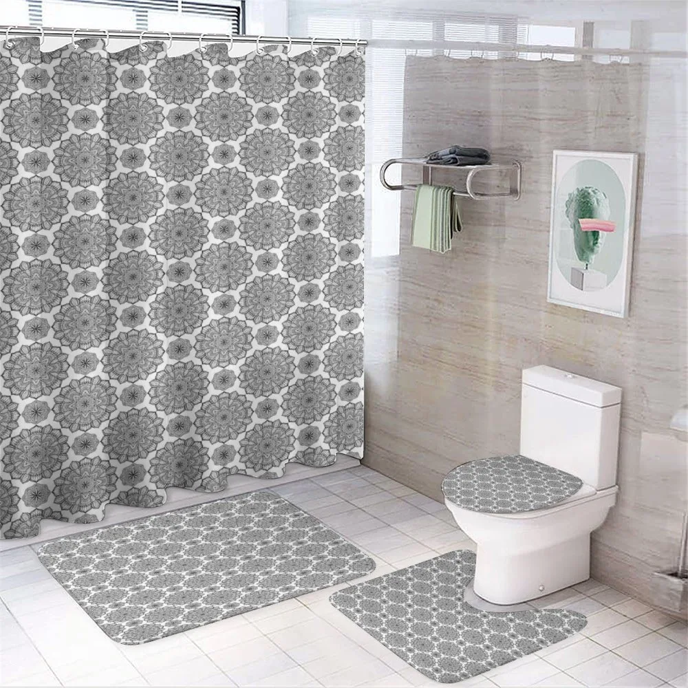 Medieval Foliage Style — 4-Piece Bathroom Set preview