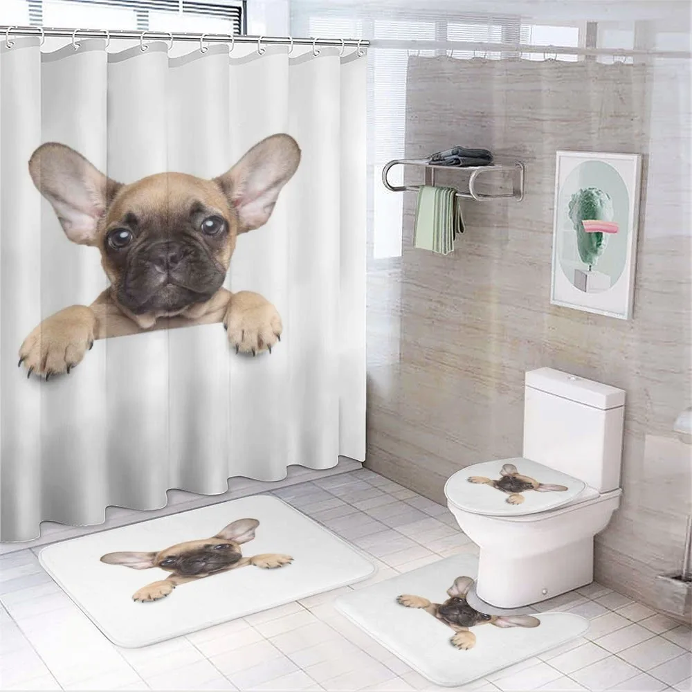 Pedigreed Young Puppy — 4-Piece Bathroom Set preview