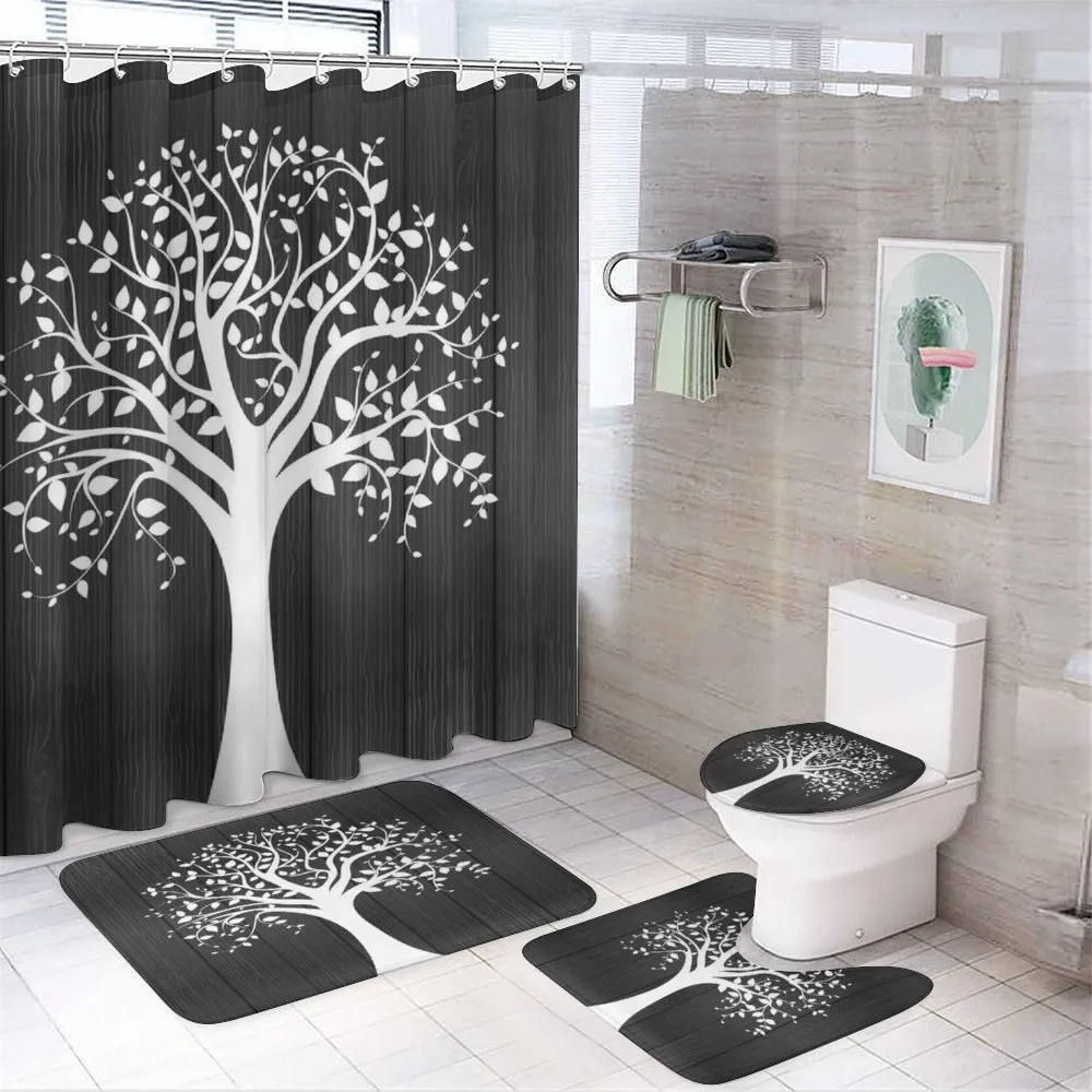 Tree with Many Leaves — 4-Piece Bathroom Set preview