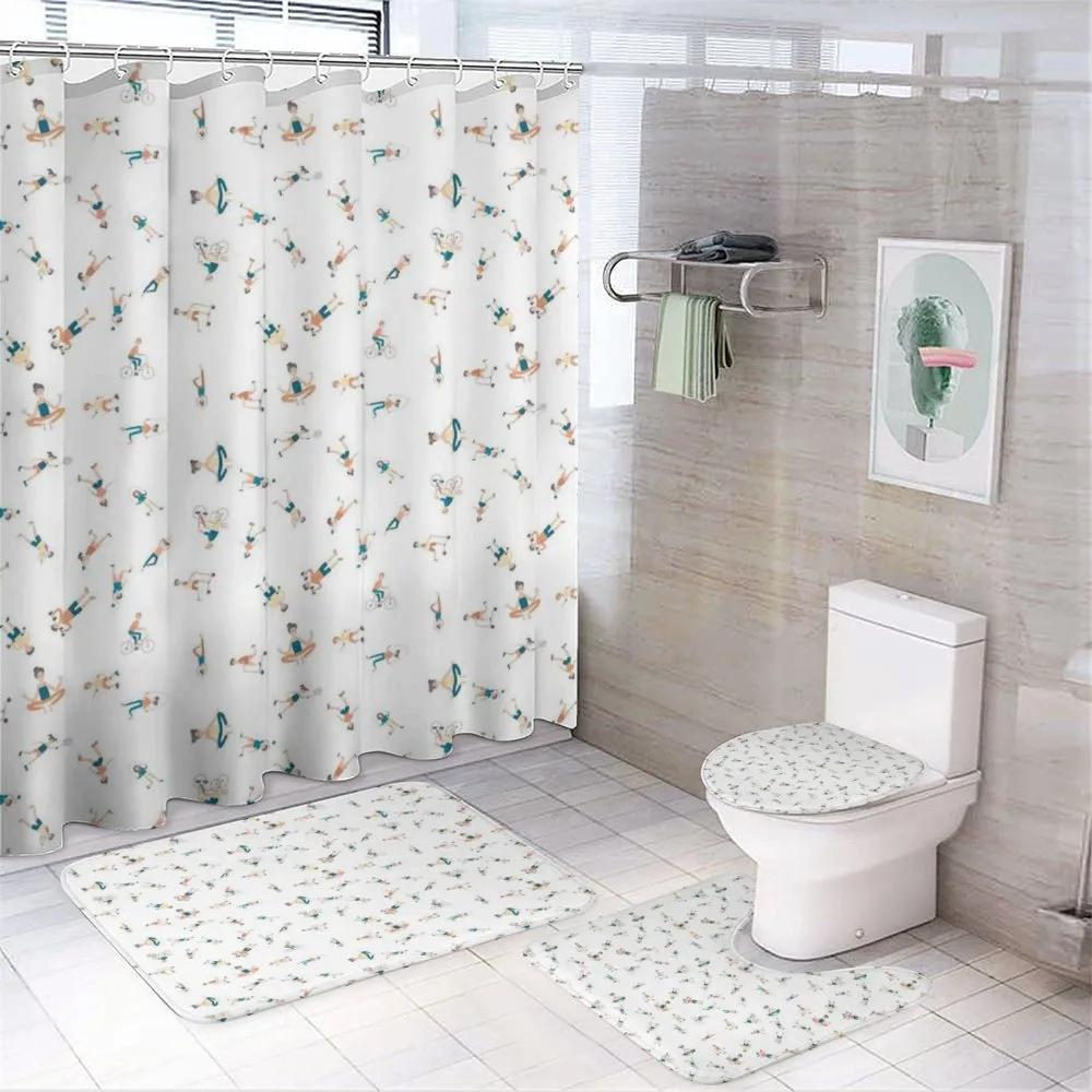 Young Active People — 4-Piece Bathroom Set preview