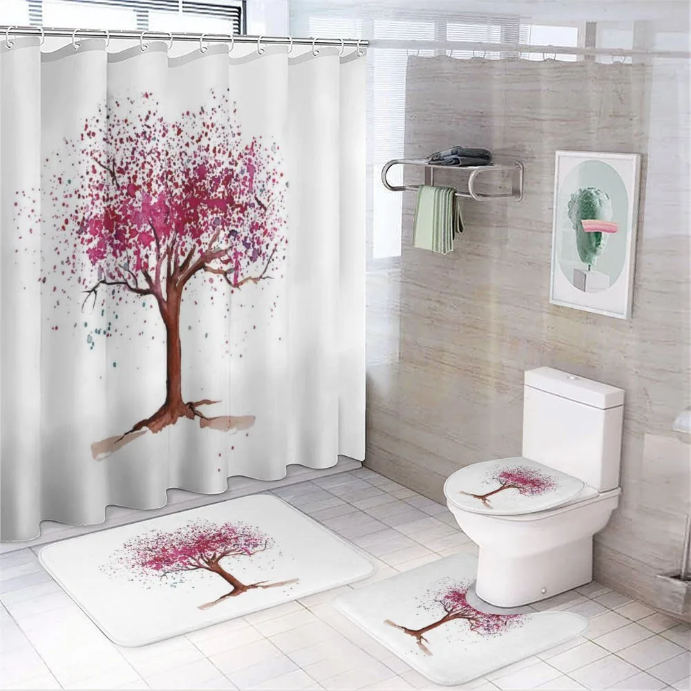 Blossom Buds Sakura Tree — 4-Piece Bathroom Set preview