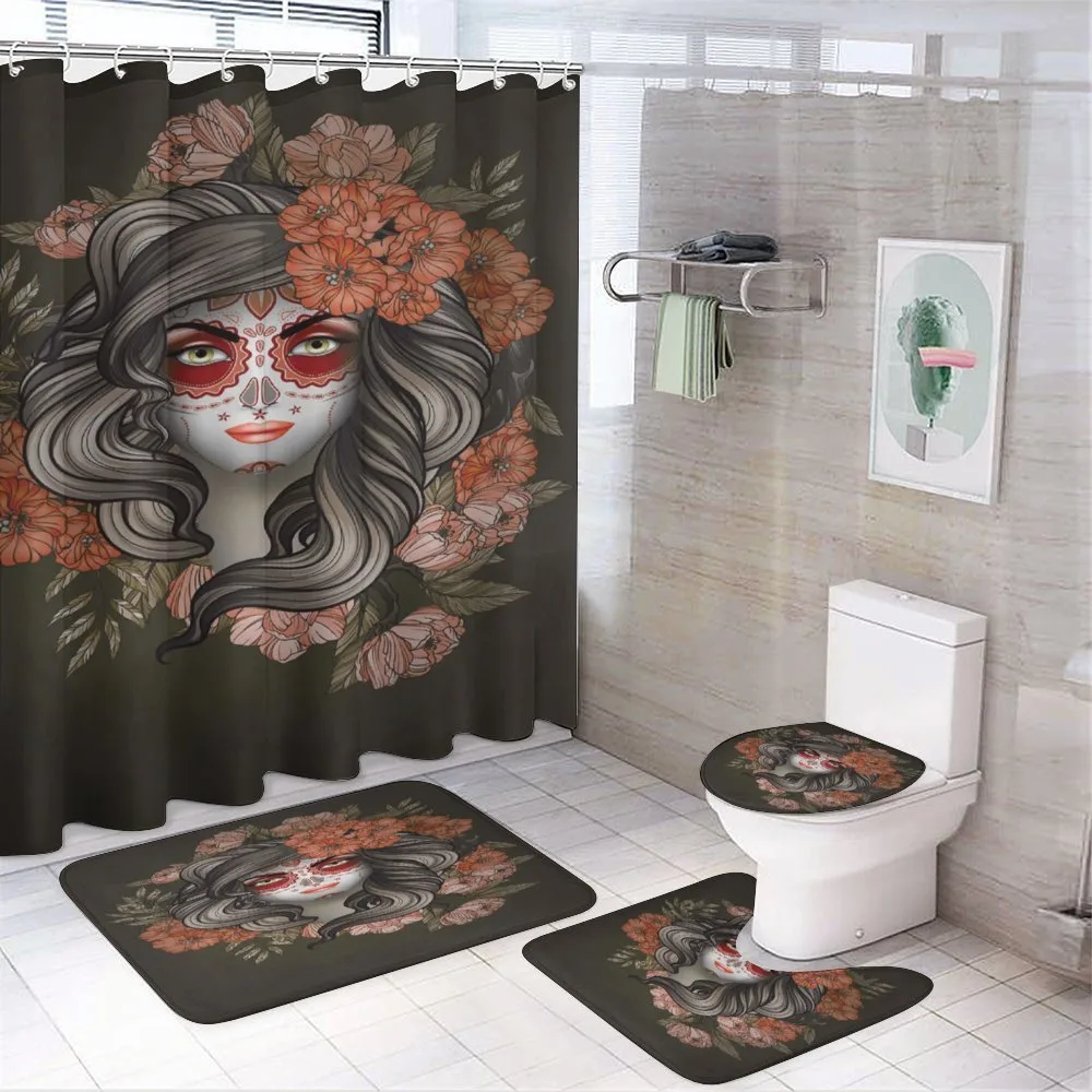 Calavera Woman — 4-Piece Bathroom Set preview