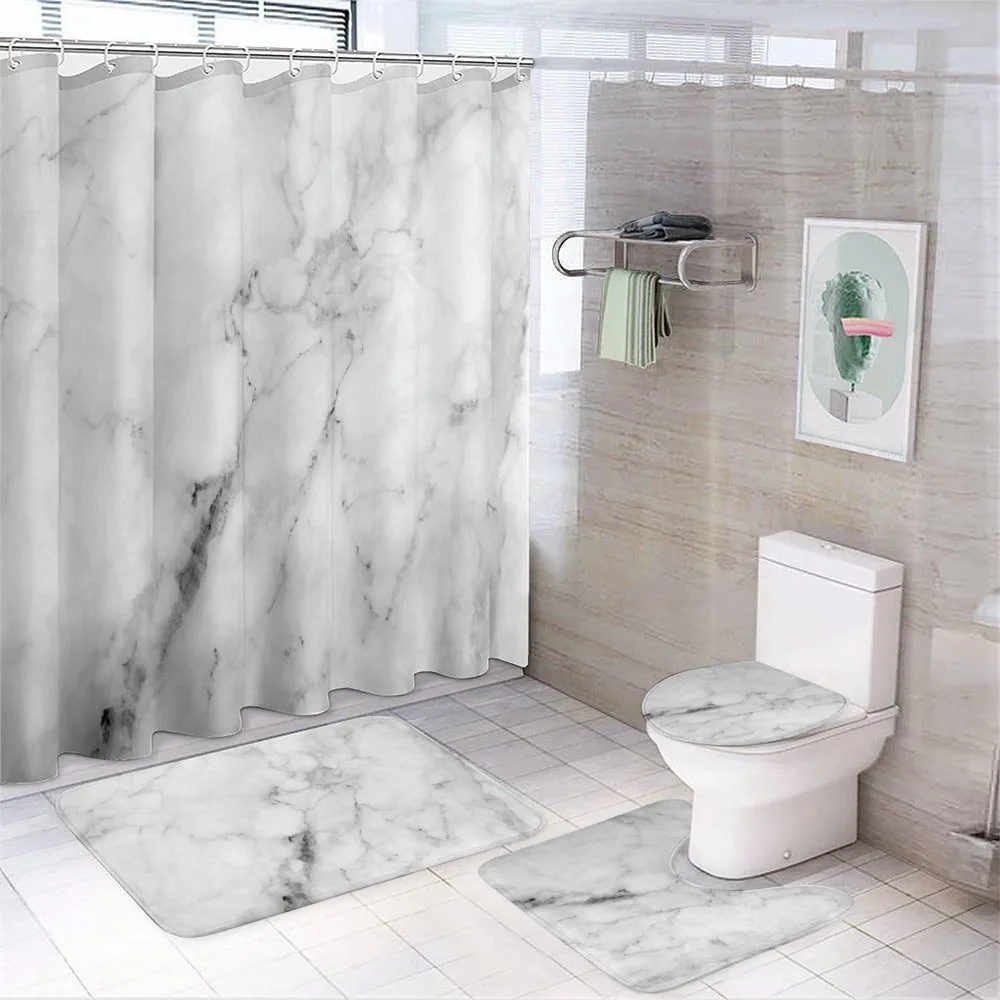 Cracked Lines — 4-Piece Bathroom Set preview