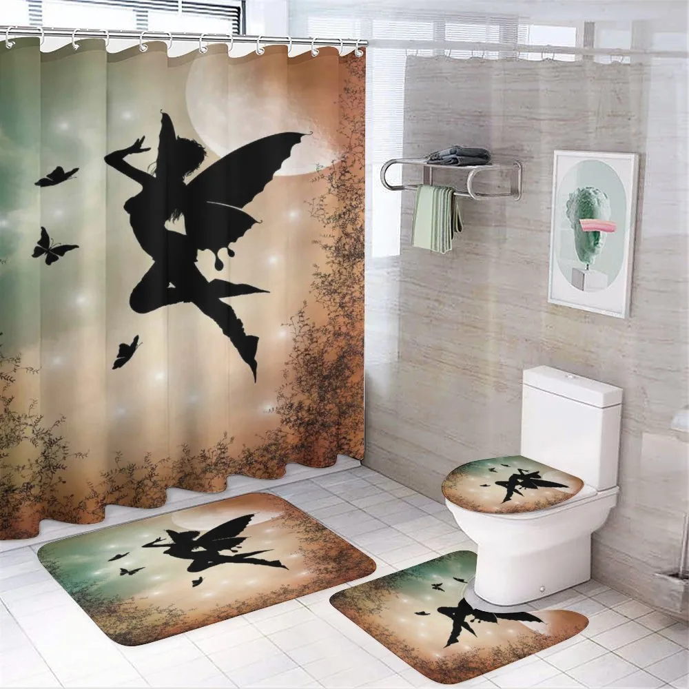 Fairy and Butterfly Wing — 4-Piece Bathroom Set preview