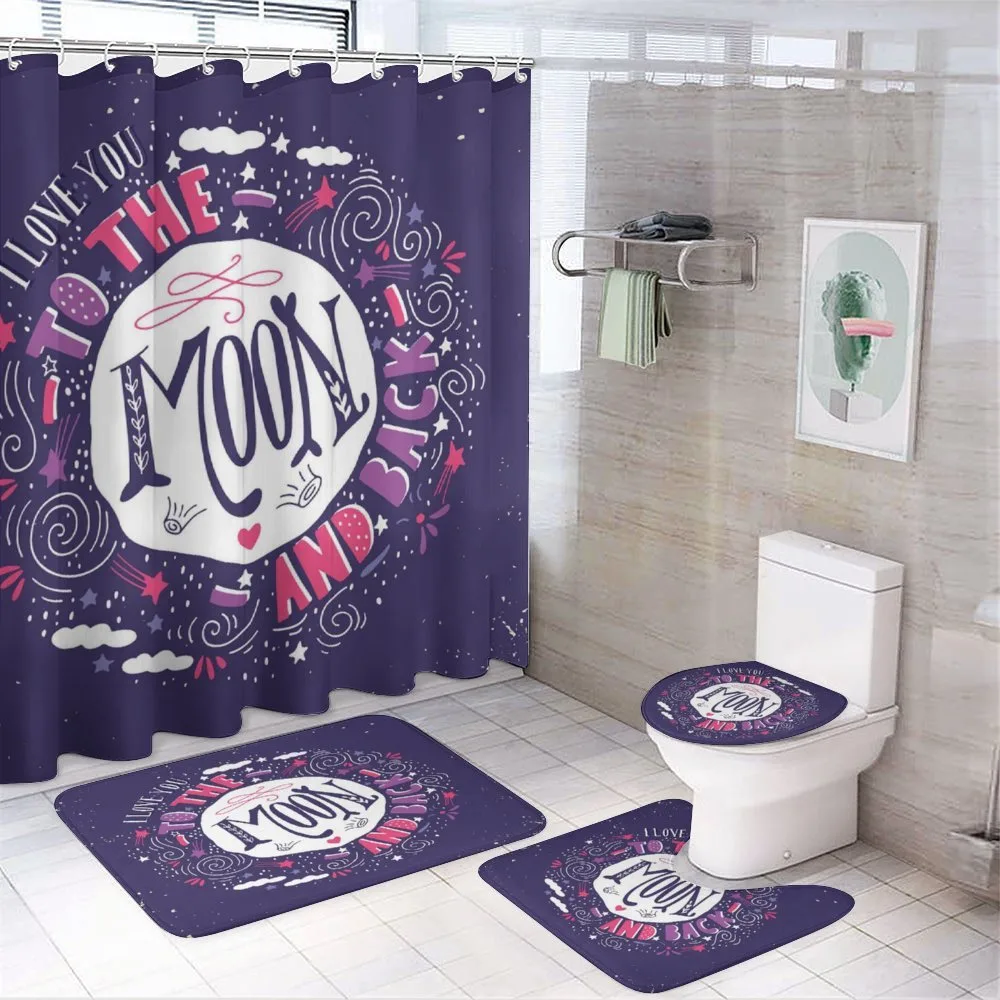 Harvest Sky Clouds — 4-Piece Bathroom Set preview