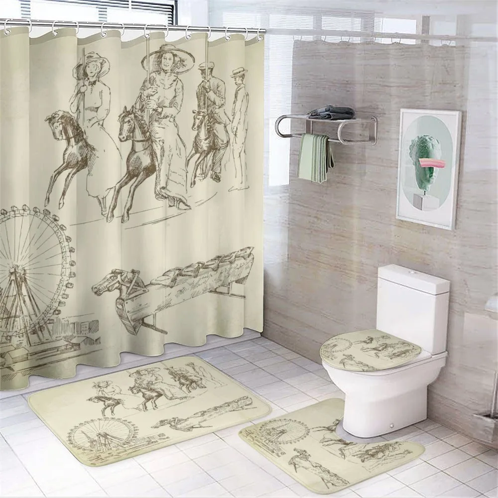 Merry Go Round — 4-Piece Bathroom Set preview