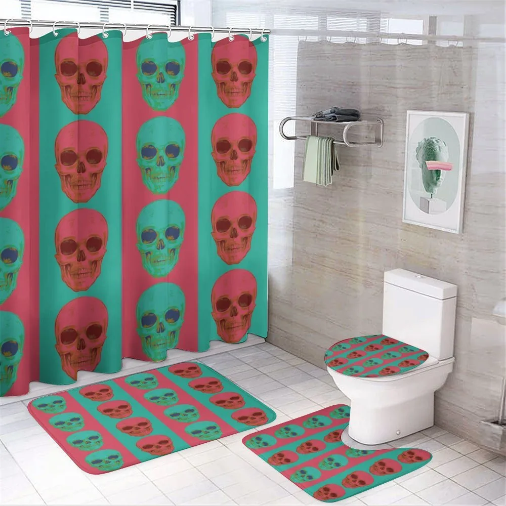 Skull Gothic — 4-Piece Bathroom Set preview