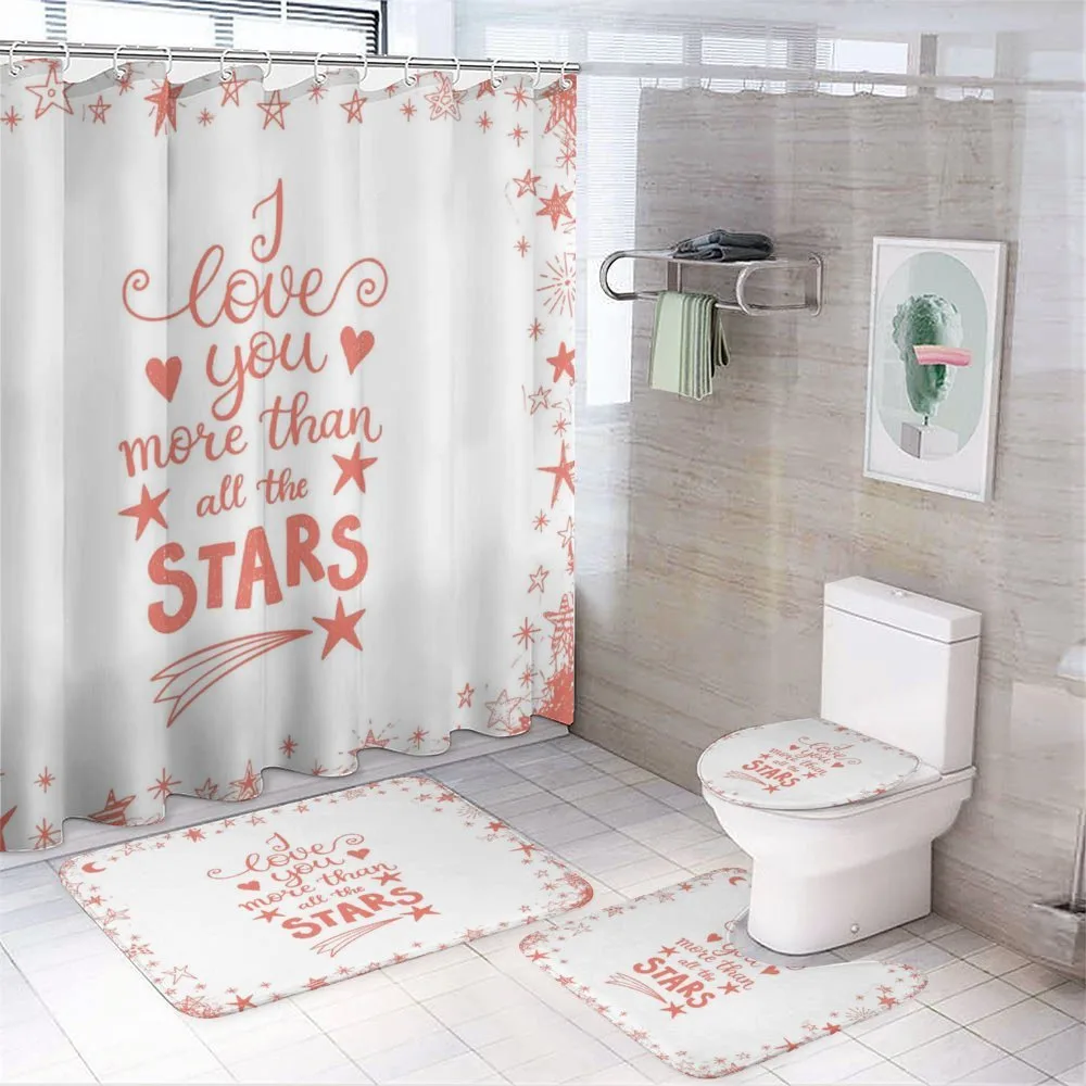 Stars Words Art 4-Piece Bathroom Set product video