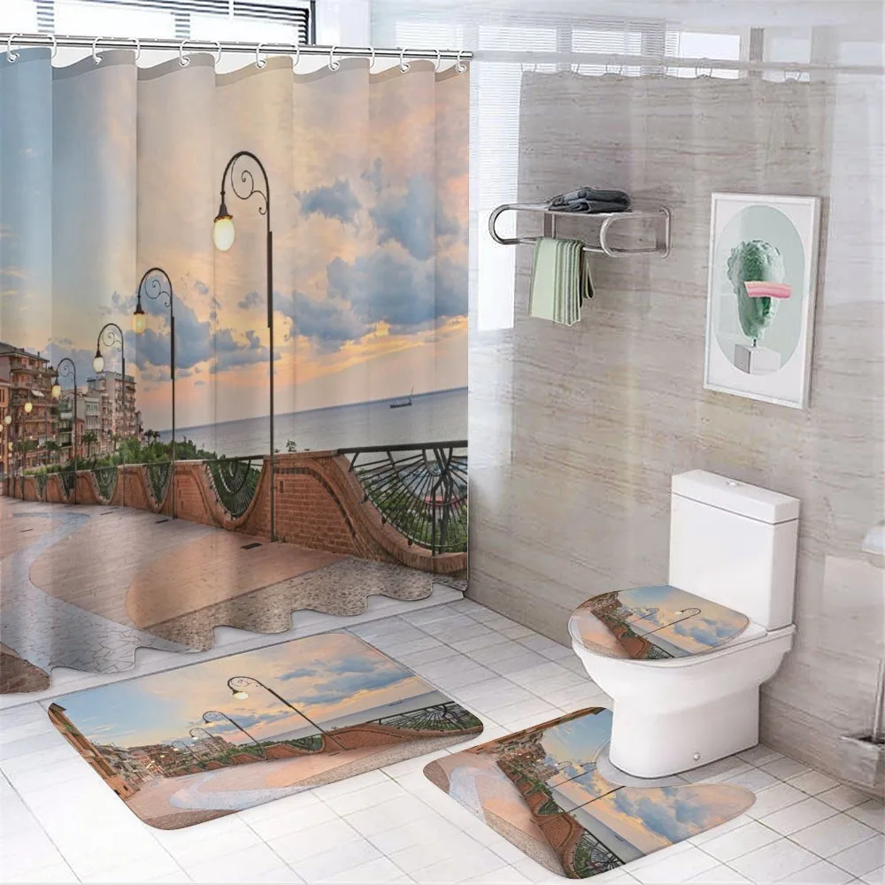 Dawn in Ortona Abruzzo — 4-Piece Bathroom Set preview