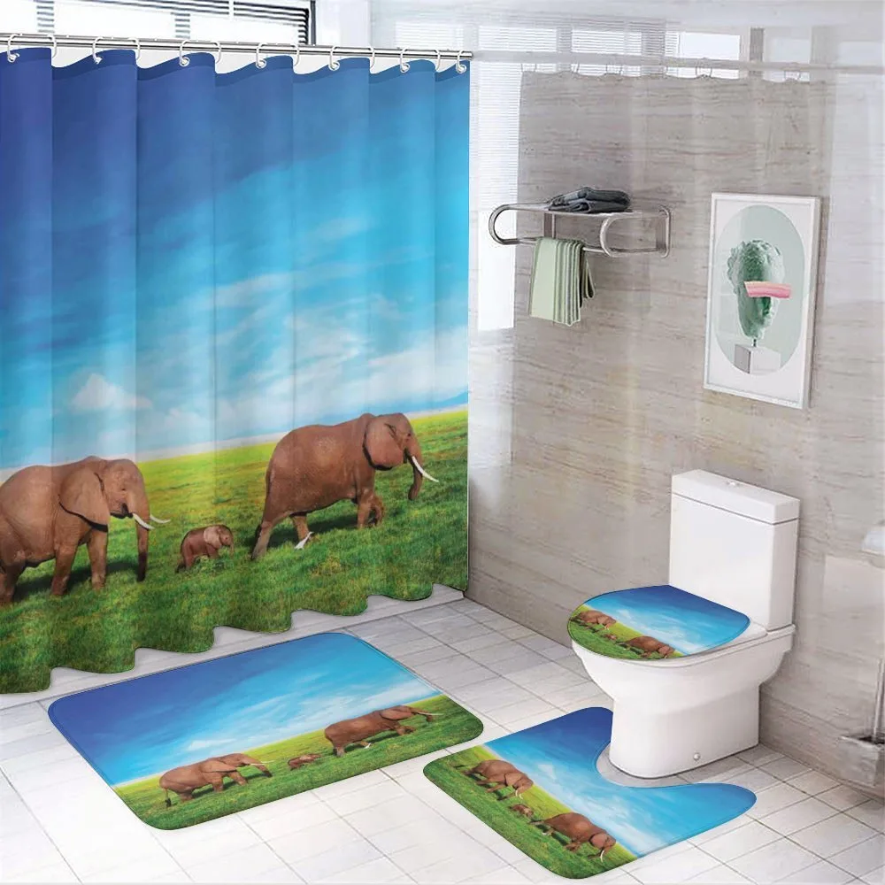 Elephant Family Africa — 4-Piece Bathroom Set preview
