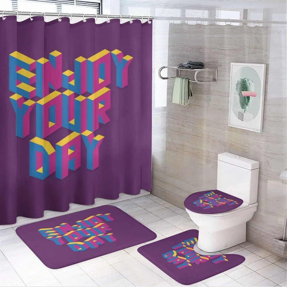 Motivational Positive — 4-Piece Bathroom Set preview